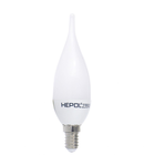 Bec LED HEPOL, forma lumanare fantezie, E14, 4W, 25000 ore, lumina calda