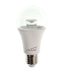 Bec LED LOHUIS, forma A60, transparent, E27, 7W, 30000 ore, lumina rece