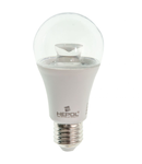 Bec LED LOHUIS, forma A60, transparent, E27, 9W, 30000 ore, lumina calda