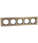 Rama, 5 module, STYLE ALUMINIU, BRONZ