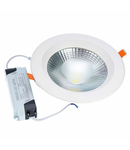 Spot LED rotund HEPOL, BETA, incastrat/ST, 20W, lumina rece