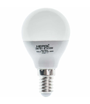 Bec LED HEPOL DIMABIL, forma sferic, E14, 6W, 25000 ore, lumina calda