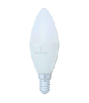 Bec LED HEPOL, forma lumanare, E14, 8W, 25000 ore, 3000K