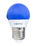 Bec LED HEPOL, forma sferic, E27, 3W, 30000 ore, lumina albastra