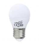 Bec LED LOHUIS ECOLINE, forma glob A45, E27, 5W, 30000 ore, lumina rece