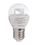 Bec LED LOHUIS, forma glob, E27, 6W, 30000 ore, lumina rece