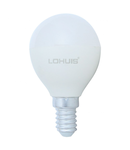 Bec LED LOHUIS, forma sferic, E14, 8W, 25000 ore, 6500K