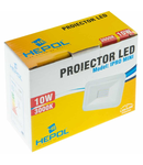 Proiector LED HEPOL IPRO MINI, IP65, 10W, alb, lumina calda