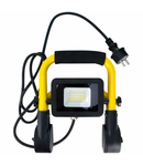 Proiector LED HEPOL, cu stativ pliabil, IP65, 20W, galben/negru, lumina rece