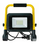 Proiector LED HEPOL, cu stativ pliabil, IP65, 50W, galben/negru, lumina rece