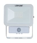 Proiector LED LOHUIS IPRO MINI cu senzor miscare, IP65, 10W, alb, lumina rece