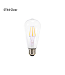 Led Bec Filament LED LAMP INCANDESCENȚĂ E27 ST64 DIMM, 230V, 4W, E27, 2700K, 360Lm, 360 °, 15000h, IP20, Ø64х138, dimabil, Ra≥80