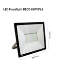 Proiector LED FLOODLIGHT DECO, 230V, 100W, 6000K, 10000Lm, 120 °, 50000h, IP65, 280x250, Ra≥80