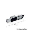 Lampa cu LED stradala strada lumina GRANADA MINI, 230V, 12W, 3000K, 1320Lm, 150 ° / 60 °, 50000h, IK10, IP66, 350х100, Ra≥80