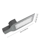 Lampa cu LED stradala strada lumina GRANADA BASIC, 230V, 20W, 5000K, 2400Lm, 140 ° / 60 °, 50000h, IK10, IP66, 360x110x40, Ra≥80