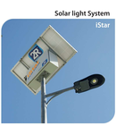 Lampa cu LED stradala Solara LED 2R ISTAR SB, 15W, 5000K, 2100Lm, 30000h, IP66, Ra> 80, AGM 55Ah, 12V / 24V 10A, 80Wp / 12V