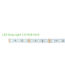 Banda LED STRIP LIGHT 60 RGB 5050, 12V, 14.4W, 60, RGB, 720Lm, 120 °, 30000h, IP20, 5050, Ra> 80