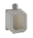 TOPTER WALL-MOUNTED BOX FOR 1 Priza-OUTLET AND FLANGE TOPTER SERIES 88X100 IP66/IP67
