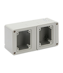 TOPTER WALL-MOUNTED BOX FOR 2 HORIZONTAL Priza-OUTLETS TOPTER SERIES 103X206 IP55