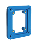 Adapter frame from flange 100x108 to flange 65x83 for IP66/IP67/IP68/IP69 wall-mounting boxes