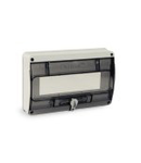 TOPTER COVER WITH TRANSPARENT WINDOW RAIL 12 MODULES X BOARD 579422 IP55