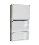 PRIMA FLANGED DISTRIBUTION BOARD FOR WALL-MOUNTING 2 VERTICALLY PrizaS BLIND FRONT PANEL - IP55