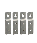 TAIS CUBE SET OF 4 GALVANIZED BRACKETS TAIS CUBE SERIES FOR WALL INSTALLATION