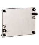 UNIBOX BACK PLATE IN ZINCED STEEL PER CASSETTA B11 119X78