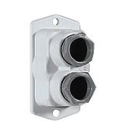 ALUPRES ALUMINIUM RAISED FLANGE TYPE F5 WITH 2 GLANDS 2"