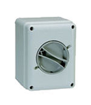 CAM-SZ Selector rotativ GRI, pvc, pentru montaj pe perete - IP65 2X16A