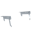 Pair of adjustable supports in AISI 304 stainless steel direct screw mounting