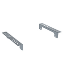 Pair of supports in AISI 304 stainless steel direct screw mounting