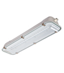 RINOLED STAINLESS STEEL-POLYCARBONATE L690 LIGHTING FIXTURE 40W COMFORT WIDE BEAM IP66