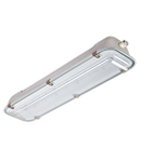 RINOLED STAINLESS STEEL-POLYCARBONATE L1300 LIGHTING FIXTURE 52W EMERGENCY 3H COMFORT WIDE BEAM IP66