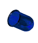 NAVE DIFFUSER IN SMOOTH BLUE COLOURED GLASS TYPE UNAV 1268 FOR WATERTIGHT CYLINDRICAL LUMINAIRES