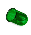 NAVE DIFFUSER IN SMOOTH GREEN COLOURED GLASS TYPE UNAV 1268 FOR WATERTIGHT CYLINDRICAL LUMINAIRES