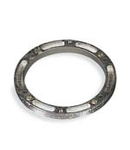 NAVE GLOBE-HOLDER RING IN NICKEL-PLATED BRASS FOR WATERTIGHT CYLINDRICAL LIGHTING FIXTURE UNAV 2133