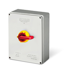 Intrerupator separator
80A 3P+N IP55 BS 300x380x170mm KF1 IK09 EMERGENCY YELLOW/RED FUSE: BS GW 650°C