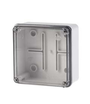 Doza de legaturi
100x100x50mm IP56 GW 650°C HALOGEN FREE GREY ENGINEERING PLASTIC