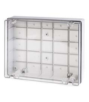 Doza de legaturi
380x300x120mm IP56 GW 650°C HALOGEN FREE GREY ENGINEERING PLASTIC