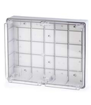 Doza de legaturi
460x380x130mm IP56 GW 650°C HALOGEN FREE GREY ENGINEERING PLASTIC