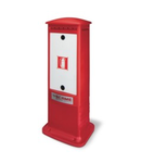 EMPTY PITIC SMART-C FIRE
IP56 ON TURRET 580x1400x450mm RED