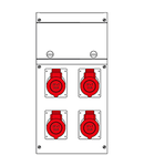 Cutie montaj
4 NR IP44 212x415x105mm