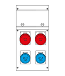 Cutie montaj
4 NR IP66 212x415x105mm