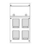 Cutie montaj
4 NR IP66 212x415x105mm