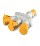 MULTI -WAY ADAPTOR
IP44 16A 2P+E 110V