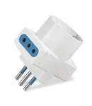 3-WAY ADAPTOR
2P+E-10A-(S11) WHITE 1x2P+E-16A-(P30) 2x2P+E-10A-(P11)