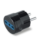 ONE-WAY ADAPTOR
2P+T-16A-(S31-FRANCO/GERMAN) BLACK 1x2P+E-16A-(P17/11)