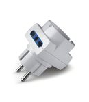 3-WAY ADAPTOR
2P+T-16A-(S31-FRANCO/GERMAN) WHITE 2x2P+E-16A-(P17/11) 1x2P+T-16A-(P40)