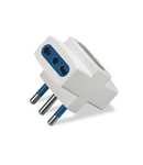 2-WAY ADAPTOR
2P+E-16A-(S17) WHITE 2x2P+E-16A-(P17/11)